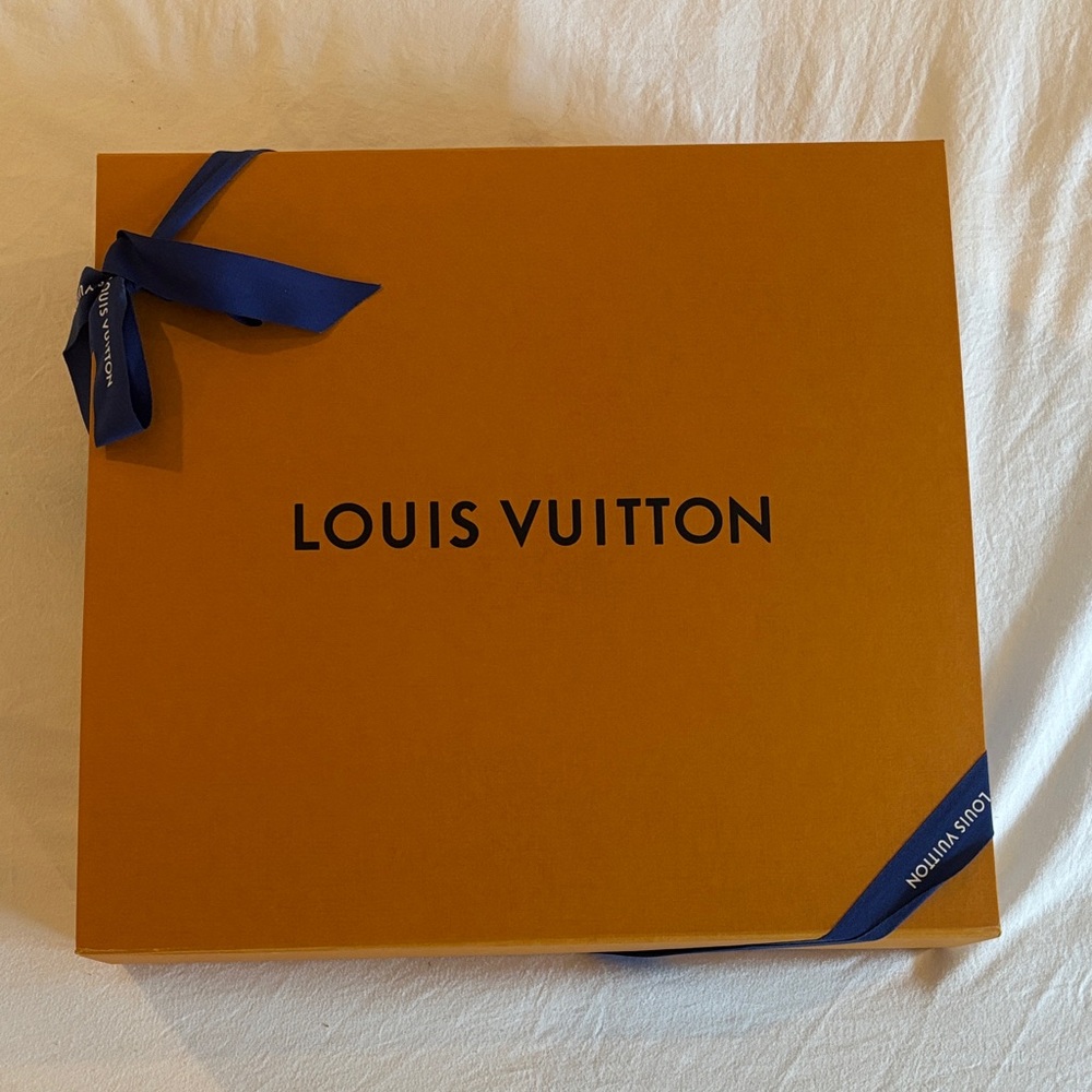 Louis Vuitton Large Orange Box with Blue Accents